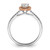 10K Two-Tone Eternal Promise Lab Grown VS/SI FGH Dia Halo Complete Ring RM6041E-033-C0WRLG
