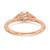 14K Rose Gold Lab Grown VS/SI FGH Dia Complete Engagement Ring RM6003E-025-CRLG