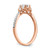 14K Rose Gold Lab Grown VS/SI FGH Dia Complete Engagement Ring RM6003E-025-CRLG