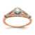 10k Rose Gold Halo 1/3 carat Diamond Complete Engagement Ring RM6382E-036-0RAA