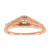 10k Rose Gold Halo 1/3 carat Diamond Complete Engagement Ring RM6382E-036-0RAA