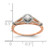 10k Rose Gold Halo 1/3 carat Diamond Complete Engagement Ring RM6382E-036-0RAA