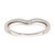 10k White Gold Contoured Wedding Band RM6391B-0W