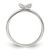 Sterling Silver Rhodium-plated Polished Butterfly Children's Ring QR4458-4