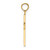10K RN  Caduceus Cross Charm 10D3484