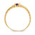 10k Madi K 3mm Amethyst Birthstone Baby Ring 10GK125