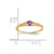 10k Madi K 3mm Amethyst Birthstone Baby Ring 10GK125
