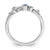 14k White Gold Sapphire and Diamond Ring RM7453-SA-11-WA