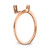 10k Rose Gold 1/20 carat Diamond Complete Wedding Band RM6390B-004-0RAA