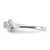 14K White Gold Lab Grown Diamond VS/SI FGH Petite Engagement Ring RM7273E-020-WLG