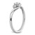 14K White Gold Lab Grown Diamond VS/SI FGH Petite Engagement Ring RM7273E-020-WLG
