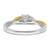 14K Two-Tone Lab Grown Diamond VS/SI FGH Petite Engagement Ring RM7274E-023-WYLG