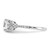 14K White Gold Lab Grown Diamond VS/SI GH, Semi-Mount Engagement Rin RM7815E-150-WLG