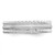 Sterling Silver Rhodium-plated 6mm Brushed Fancy Band Size 8.5 QWB116BRH-8.5