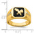 14k Onyx and Diamond Eagle Mens Ring RM7484-OX-005-YA