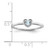 10k White Gold Aquamarine Heart Ring RM7397-AQ-1W