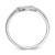 10k White Gold Ladies Celtic Knot Ring 10D1871