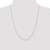 14K 24 inch Carded .7mm Cable Rope with Spring Ring Clasp Chain 7RY-24