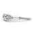 14K White Gold Lab Grown Diamond VS/SI FGH Semi-mount Engagement Rin RM9046E-100-WLG