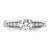 14K White Gold Lab Grown Diamond VS/SI FGH Semi-mount Engagement Rin RM9046E-100-WLG