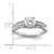14K White Gold Lab Grown Diamond VS/SI FGH Semi-mount Engagement Rin RM9046E-100-WLG