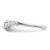 14K White Gold Lab Grown Diamond VS/SI FGH Band RM8629-040-7WLG