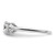 14K White Gold Lab Grown Diamond VS/SI FGH Semi-mount Eng Ring RM9079E-100-WLG