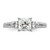 14K White Gold Lab Grown Diamond VS/SI FGH Semi-Mount Eng Ring RM7842E-100-WLG