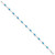 Sterling Silver Rhodium-plated Blue Topaz Bracelet QX841BT