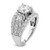 14K White Gold Lab Grown Diamond VS/SI FGH Semi-mount Engagement Rin RM8978E-150-WLG