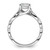 14K White Gold Lab Grown Diamond VS/SI FGH Semi-mount Engagement Rin RM9104E-100-7WLG