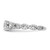 14K White Gold Lab Grown Diamond VS/SI FGH Semi-mount Engagement Rin RM9104E-100-7WLG