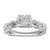 14K White Gold Lab Grown Diamond VS/SI FGH Semi-mount Engagement Rin RM9104E-100-7WLG