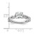 14K White Gold Lab Grown Diamond VS/SI FGH Semi-mount Engagement Rin RM9104E-100-7WLG