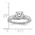 14K White Gold Lab Grown Diamond VS/SI FGH Semi-mount Engagement Rin RM8960E-100-WLG