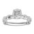 14K White Gold Lab Grown Diamond VS/SI FGH Semi-mount Engagement Rin RM9097E-100-7WLG