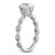 14K White Gold Lab Grown Diamond VS/SI FGH Semi-mount Engagement Rin RM9097E-100-7WLG