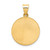 14k Guardian Angel Medal Hollow Pendant REL149