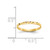 14K Diamond-cut Design Band Childs Ring R534