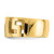 14k Cut-Out Greek Key Band R740