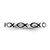 Sterling Silver Rhodium-plated Polished Antiqued Ichthus Ring QR6586-6