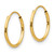 14k Madi K Endless Hoop Earrings SE194