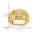 14k Polished Cut-Out Heart Design Band R696
