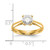 14ky 1/4 ct Round Certified VS DEF Lab Grown Diamond Solitaire Enga RM1930E-025C-YLD