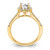 14K Eternal Promise Lab Grown VS/SI FGH Dia Halo Complete Ring RM2057E-050-8CYLG