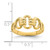 14K Polished Freeform Links Ring R760