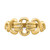 14K Polished Freeform Links Ring R760