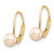 14K Madi K 5-6mm Pink Round FW Cultured Pearl Leverback Earrings SE2965