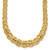 14k Fancy Graduated 7-12mm Flat Byzantine Necklace SF2733-17.5