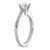 14K White Gold Lab Grown Diamond VS/SI FGH Semi-Mount Engagement Rin RM2593E-075-7WLG